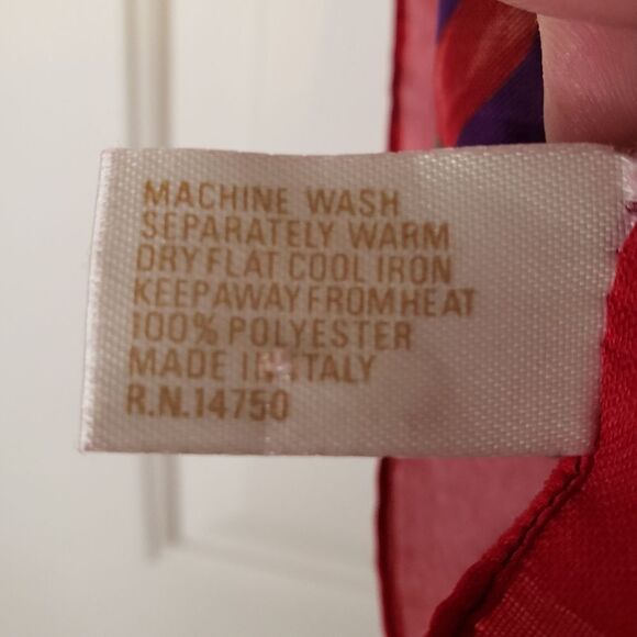 Vintage Berkshire Floral Fruit Scarf - Picture 4 of 4